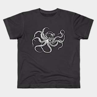 Astronauts octopus, surreal art design Kids T-Shirt